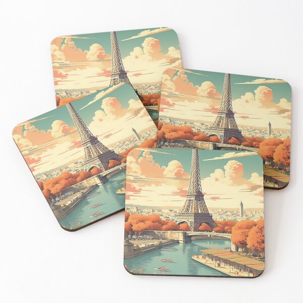 Item preview, Vintage travel Paris poster designed and sold by RyanEmanuele.