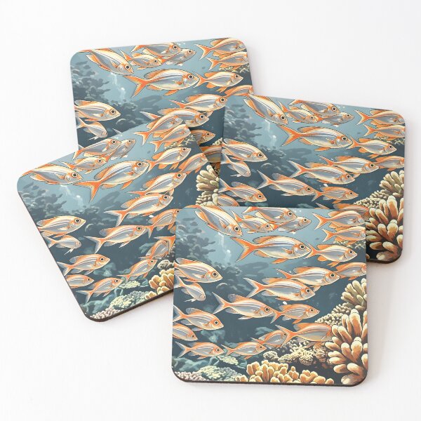 Item preview, golden ocean adventure vintage nature wall art designed and sold by Spirit of Siam.