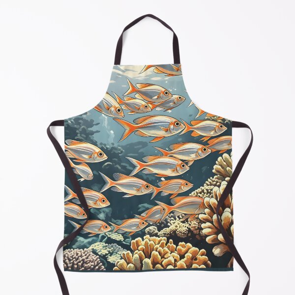 Item preview, golden ocean adventure vintage nature wall art designed and sold by Spirit of Siam.