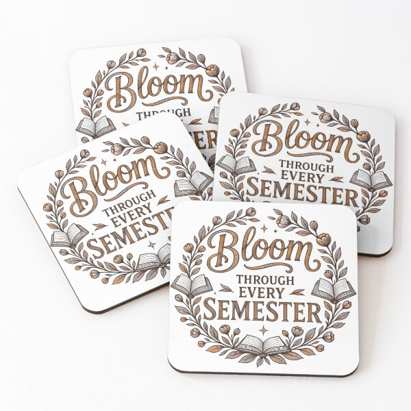 Item preview, Bloom Through Every Semester Burnished Leather Academia designed and sold by TrinovaCreates.