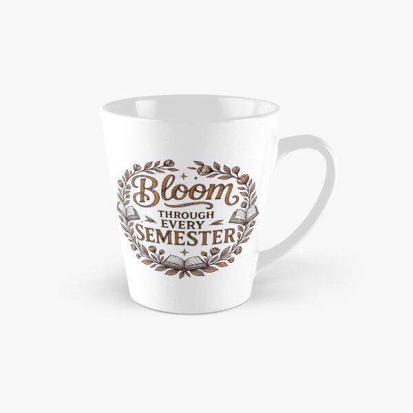 Item preview, Bloom Through Every Semester Burnished Leather Academia designed and sold by TrinovaCreates.