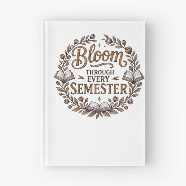 Item preview, Bloom Through Every Semester Burnished Leather Academia designed and sold by TrinovaCreates.