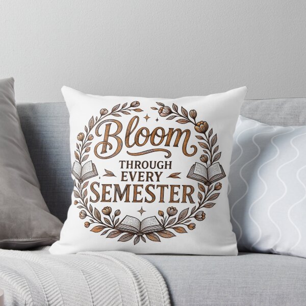 Item preview, Bloom Through Every Semester Burnished Leather Academia designed and sold by TrinovaCreates.
