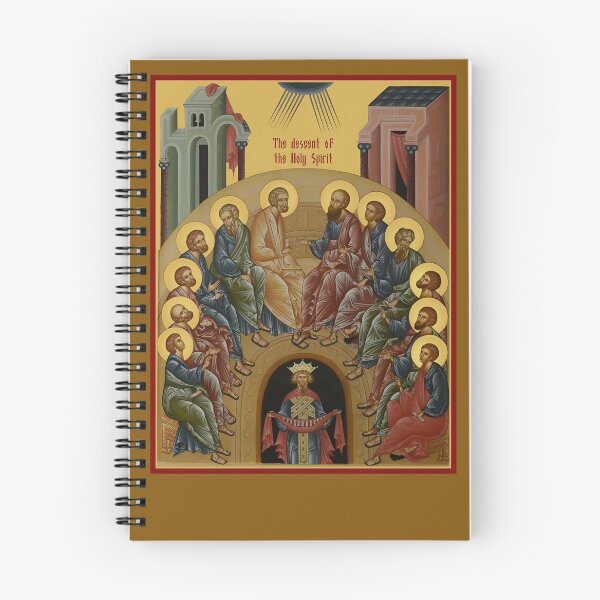 Item preview, The descent of the Holy Spirit , orthodox  icon designed and sold by orthodox-icon.