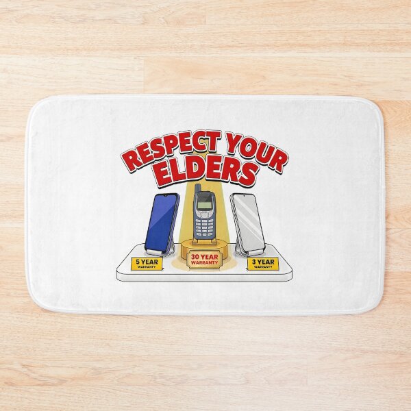 Item preview,  Respect Your Elders Phone Smartphone 3 Years. Keypad Phone 30 Years. designed and sold by AleksandraJac05.