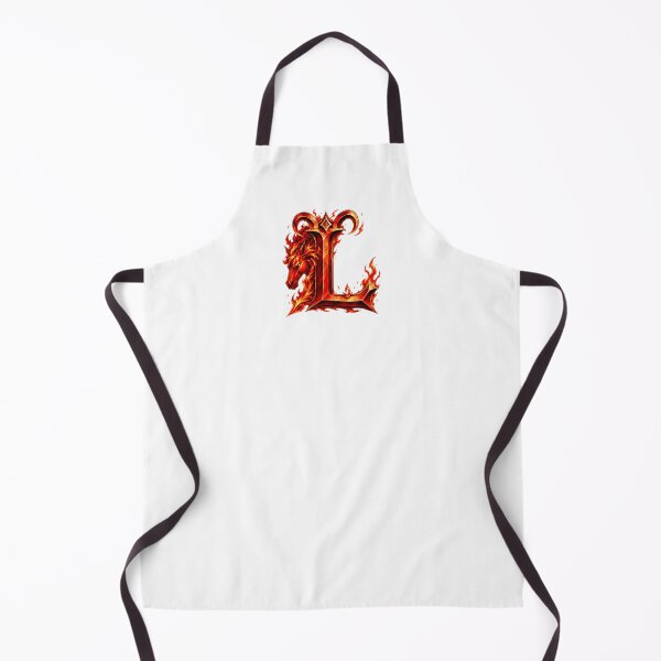 Aperçu de l'œuvre Aries Emberstallion Flameglyph Letter L créée et vendue par BlissBlvdShop.