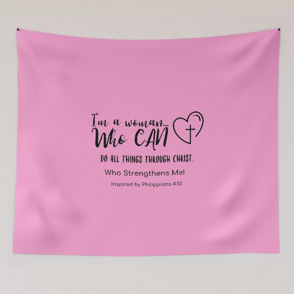 Item preview,  I'm A Woman Who Can Do All Things Through Christ | Philippians 4:13 Christian designed and sold by kjson1.