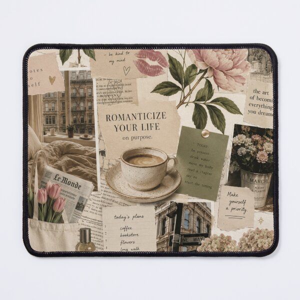 Item preview, Cozy Editorial Lifestyle Collage designed and sold by EatPrayLive.