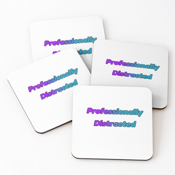 Item preview, Funny Neurodiversity tshirt - Professionally Distracted designed and sold by NeuroShirts.