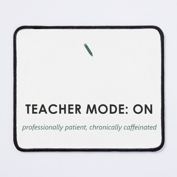 Item preview, Professionally Patient, Chronically Caffeinated — Teacher designed and sold by Athena Design Co..