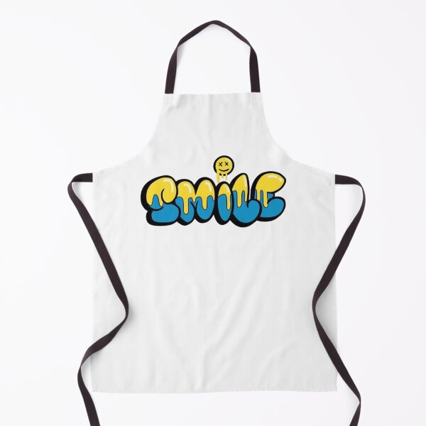 Item preview, Smile Drip Graffiti Street Art Yellow Blue Melted Smiley designed and sold by Jo Graphics.