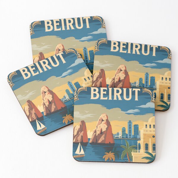 Item preview, Vintage Travel Beirut Poster designed and sold by RyanEmanuele.