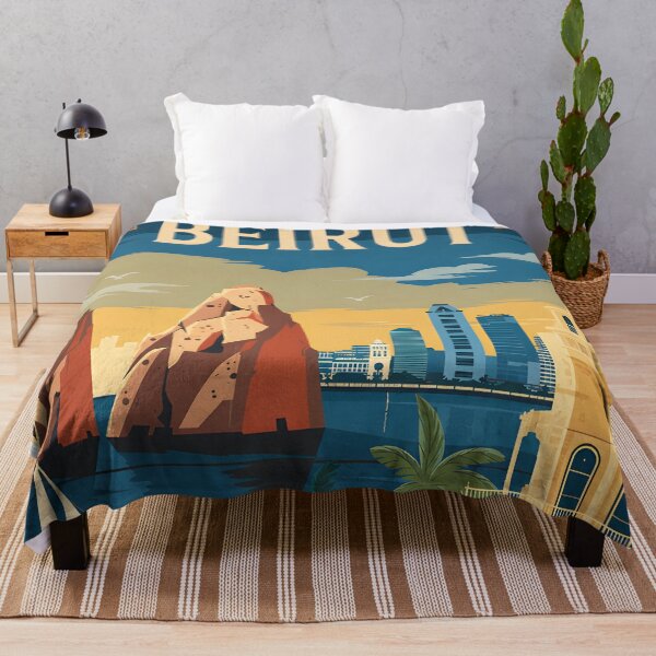 Item preview, Vintage Travel Beirut Poster designed and sold by RyanEmanuele.