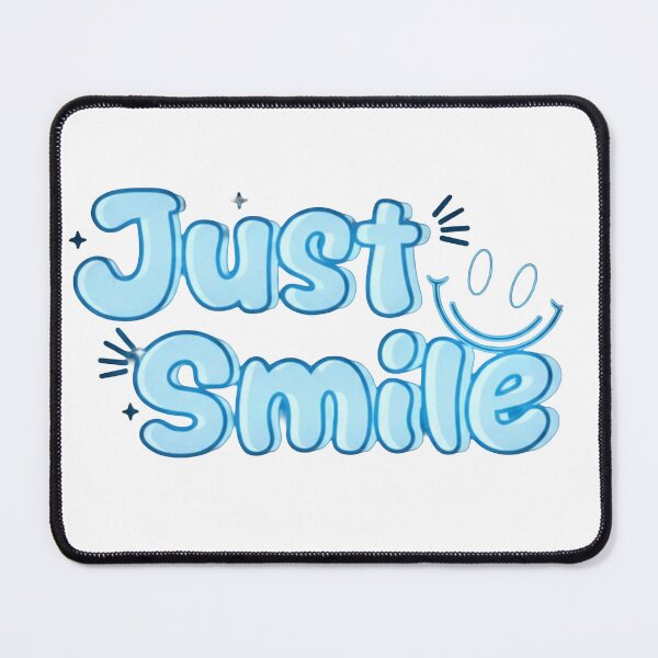 Item preview, Just Smile Cute Typography Design designed and sold by WISDOMCHARLES.