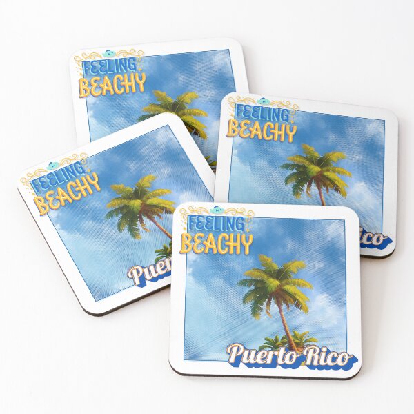 Item preview, Feeling Beachy Puerto Rico - Retro Halftone Palm Tree Design designed and sold by DonnaRaine.
