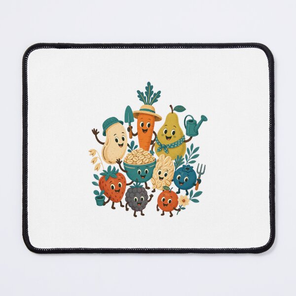 Item preview, Colorful High Fiber Food Art and Healthy Whole Foods Illustration designed and sold by AMICO77.