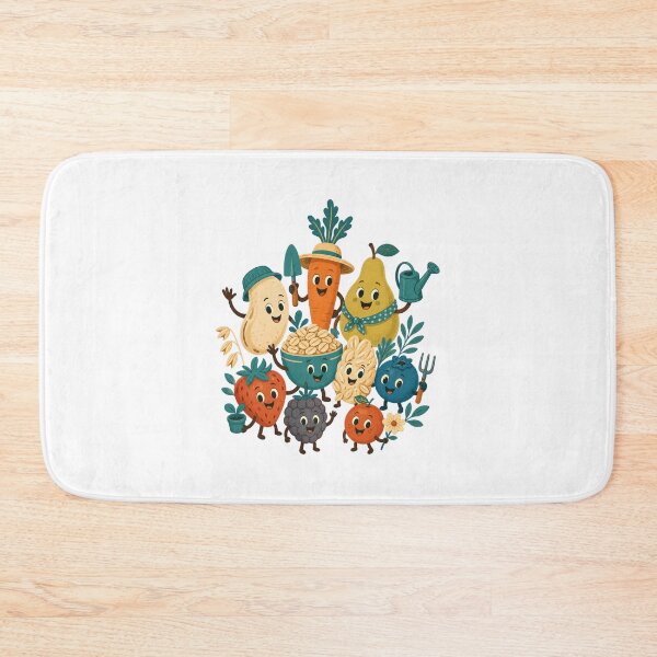 Item preview, Colorful High Fiber Food Art and Healthy Whole Foods Illustration designed and sold by AMICO77.
