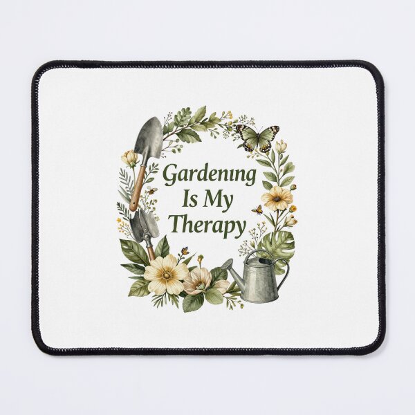 Item preview, Gardening Is My Therapy  Funny Gardening Vintage Garden designed and sold by AleksandraJac05.