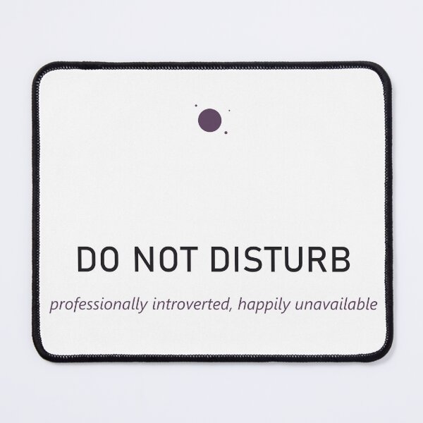 Item preview, Professionally Introverted, Happily Unavailable designed and sold by Athena Design Co..