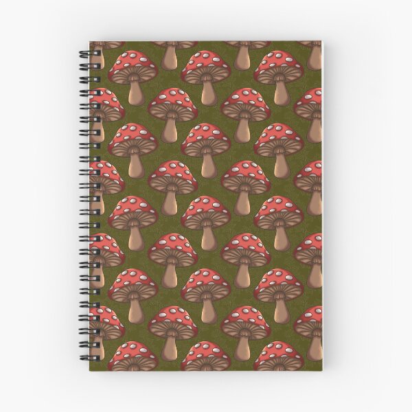Item preview, Amanita mushroom on olive green maple leaf designed and sold by OhNoNotAgain42.