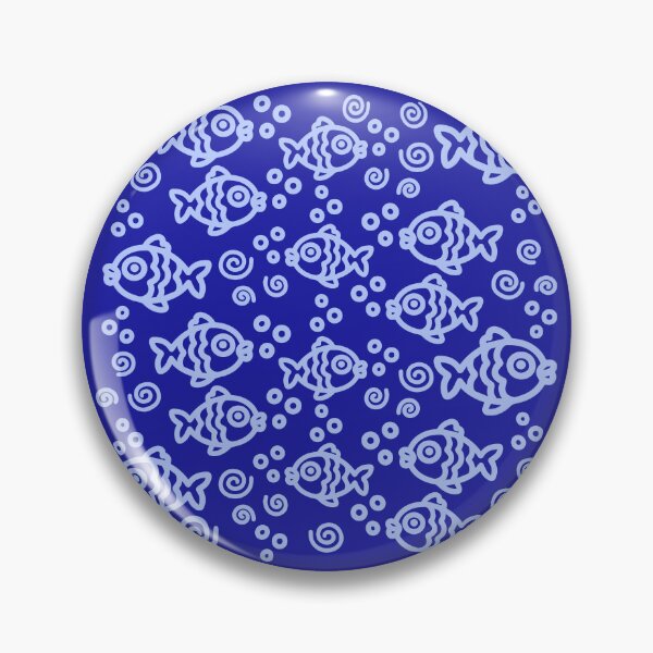 Item preview, Blue School of Fish Pattern designed and sold by Grateful-Fool.