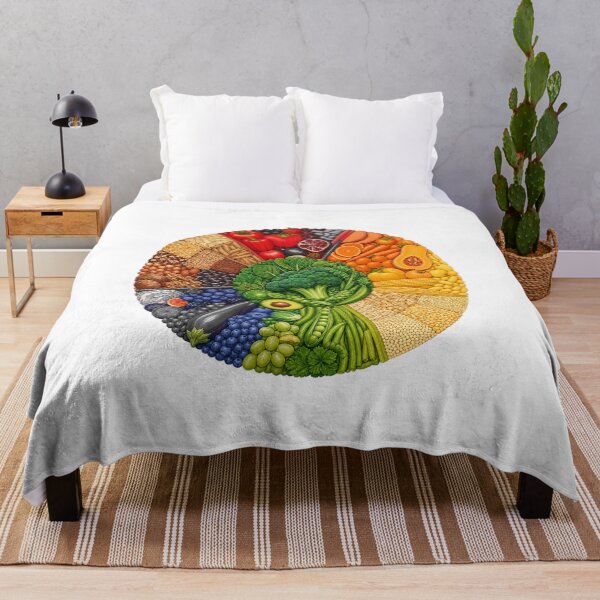 Item preview, Colorful High Fiber Food Art and Healthy Whole Foods Illustration designed and sold by AMICO77.