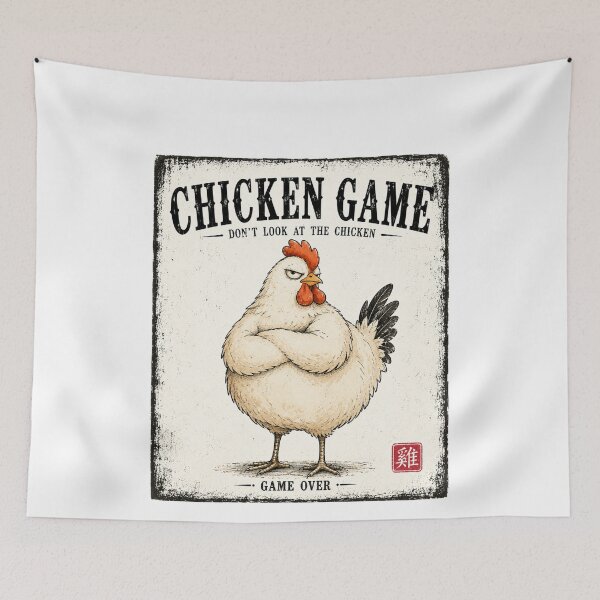 Item preview, Funny Japanese Art Chicken Game Graphic Tee Men Women Teens designed and sold by BornBorn.