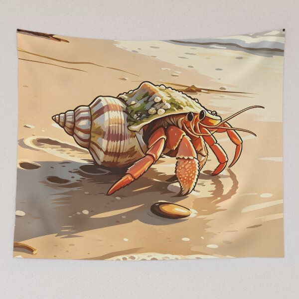 Item preview, golden ocean adventure vintage nature wall art designed and sold by Spirit of Siam.
