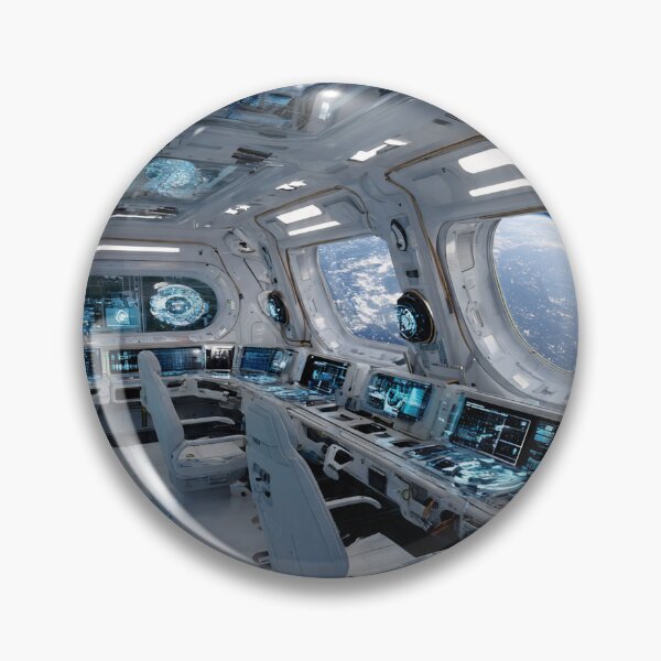 Item preview, Space Station Cockpit  designed and sold by AwesomeDigiShop.