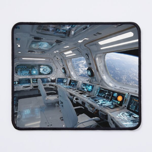 Item preview, Space Station Cockpit designed and sold by AwesomeDigiShop.