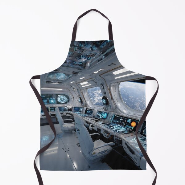 Item preview, Space Station Cockpit designed and sold by AwesomeDigiShop.