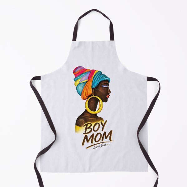 Item preview, BOY MOM | Mother & Son Afro Art | Lavender Edition by Lana Swan designed and sold by Baroness Swan.