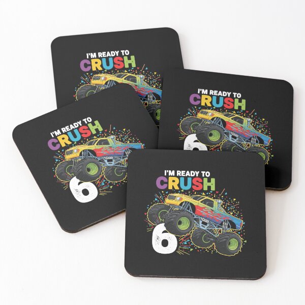 Item preview, I'm Ready To Crush 6 Monster Truck Birthday Six Year Old Kids designed and sold by PopStars1993.