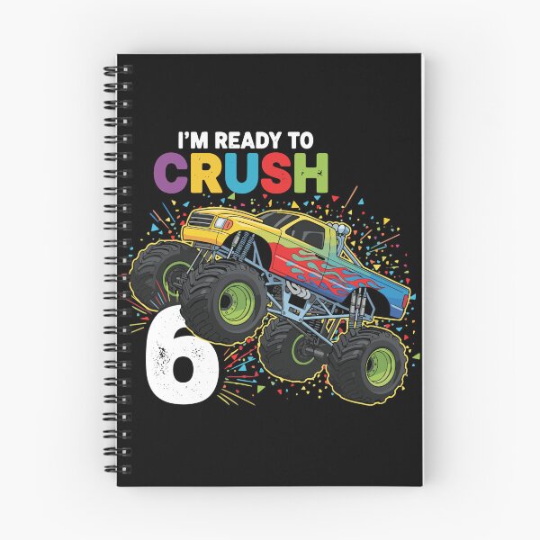 Item preview, I'm Ready To Crush 6 Monster Truck Birthday Six Year Old Kids designed and sold by PopStars1993.