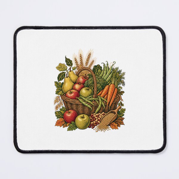 Item preview, Colorful High Fiber Food Art and Healthy Whole Foods Illustration designed and sold by AMICO77.