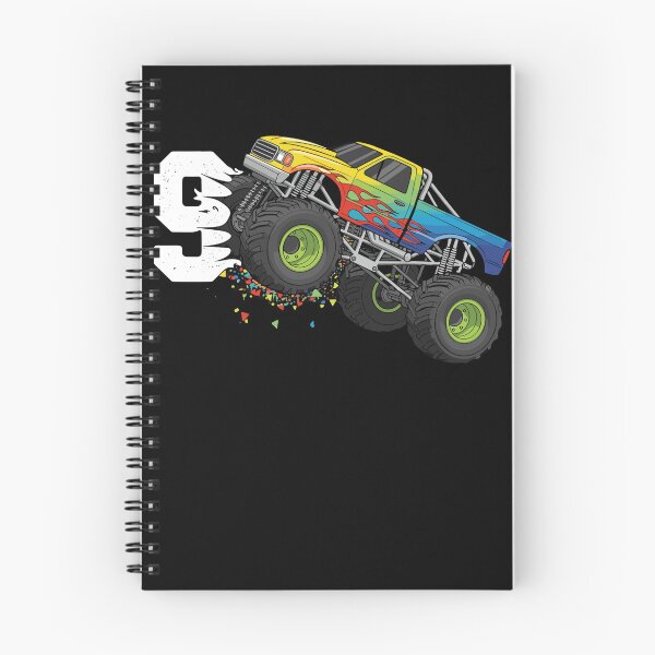 Item preview, 9 Monster Truck Ninth Birthday Nine Year Old designed and sold by PopStars1993.