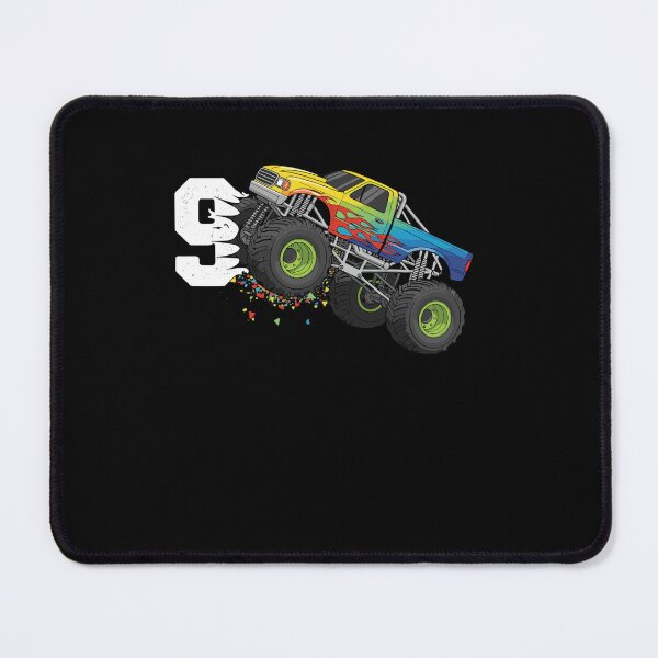Item preview, 9 Monster Truck Ninth Birthday Nine Year Old designed and sold by PopStars1993.