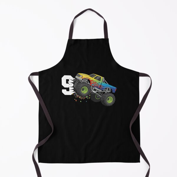 Item preview, 9 Monster Truck Ninth Birthday Nine Year Old designed and sold by PopStars1993.