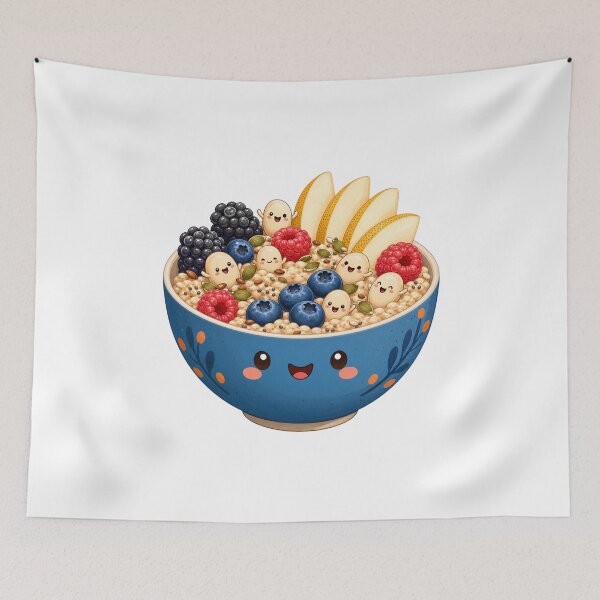 Item preview, Colorful High Fiber Food Art and Healthy Whole Foods Illustration designed and sold by AMICO77.