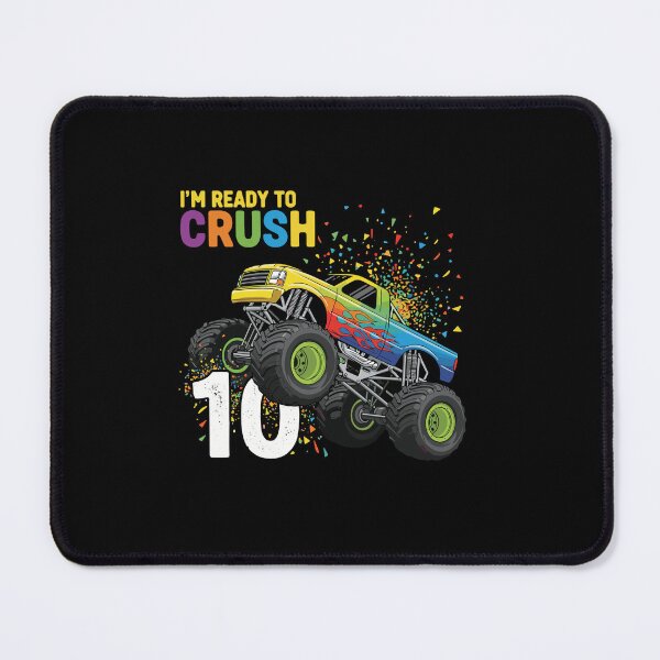 Item preview, I'm Ready To Crush 10 Monster Truck Tenth Birthday Boy designed and sold by PopStars1993.