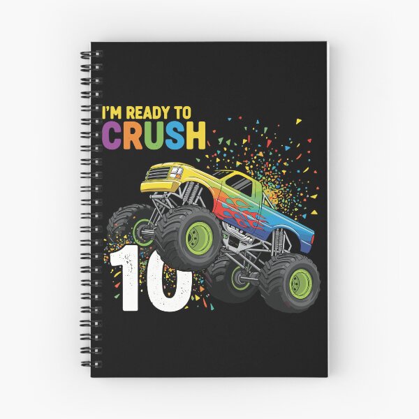Item preview, I'm Ready To Crush 10 Monster Truck Tenth Birthday Boy designed and sold by PopStars1993.