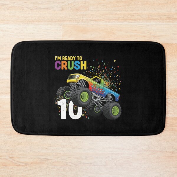 Item preview, I'm Ready To Crush 10 Monster Truck Tenth Birthday Boy designed and sold by PopStars1993.
