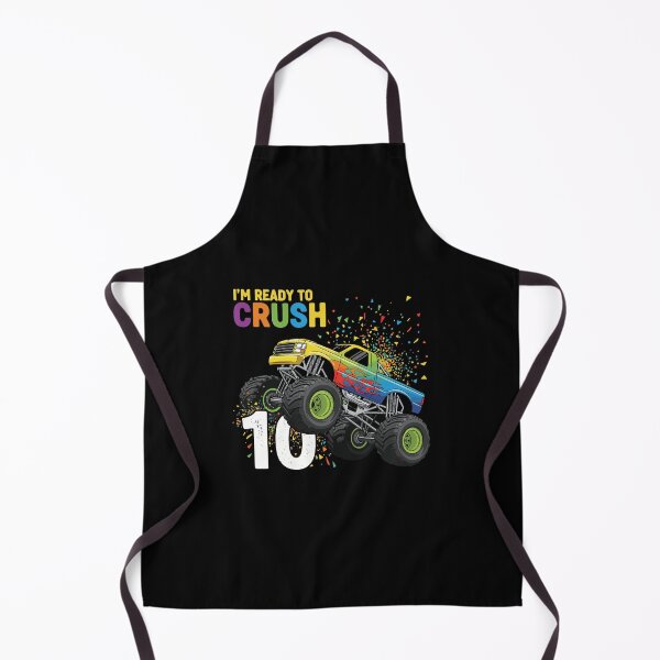 Item preview, I'm Ready To Crush 10 Monster Truck Tenth Birthday Boy designed and sold by PopStars1993.