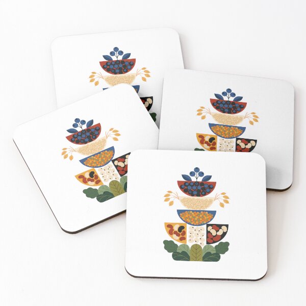 Item preview, Colorful High Fiber Food Art and Healthy Whole Foods Illustration designed and sold by AMICO77.
