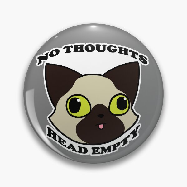 Item preview, No Thoughts(Colorpoint) designed and sold by DecorativeCats.