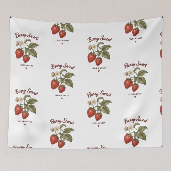 Item preview, Berry Sweet Vintage Strawberry Botanical Art designed and sold by katiecorners.