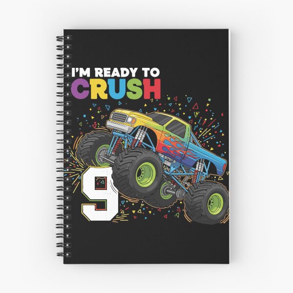 Item preview, I'm Ready To Crush 9th Birthday Monster Truck Boy designed and sold by PopStars1993.