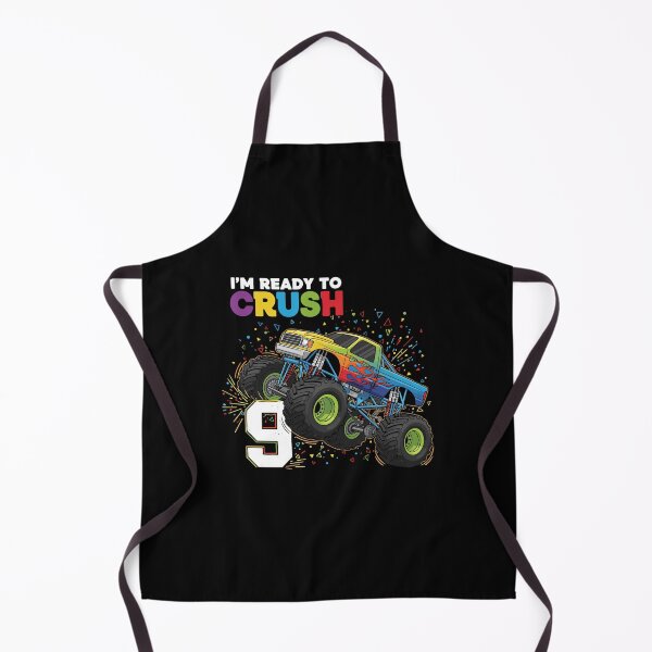 Item preview, I'm Ready To Crush 9th Birthday Monster Truck Boy designed and sold by PopStars1993.