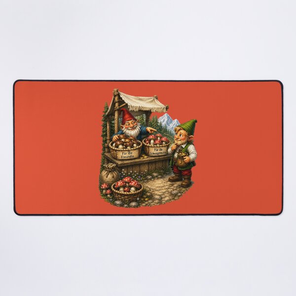 Item preview, Funny Gnome Mushroom Seller – Für die Freundin & Für die Schwiegermutter | German Forest Humor designed and sold by Alpine-Ink.