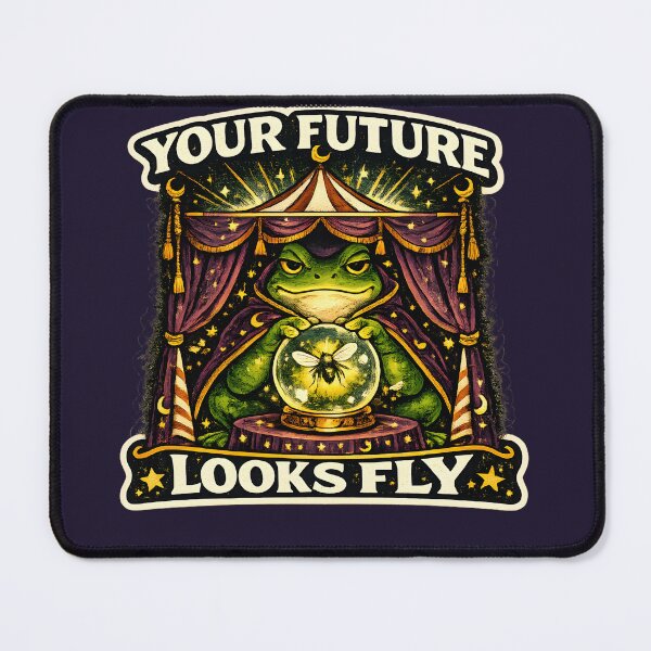 Item preview, Your Future Looks Fly Frog Fortune Teller designed and sold by MustHaveVibes.